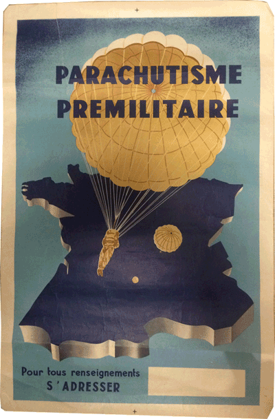 Préparation Parachutisme Militaire  1948