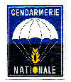 Escadron Parachutiste de la Gendarmerie (tissu) G.2928