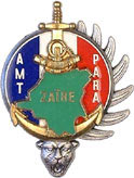 Assistance Militaire Technique Parachutiste ZAIRE G.3233 