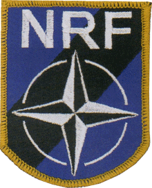 Nato - Response - Force (NRT) polychrome tissu G.5422