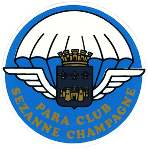 Para Club  de Sezanne  Champagne  Type I autocollant 