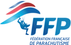 Fédération  Française de Paracutisme  F.F.P.  autocollant